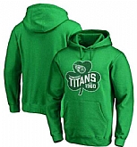 Men's Tennessee Titans Pro Line by Fanatics Branded St. Patrick's Day Paddy's Pride Pullover Hoodie Kelly Green FengYun,baseball caps,new era cap wholesale,wholesale hats
